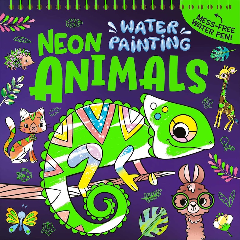 Front cover_Water Painting: Neon Animals