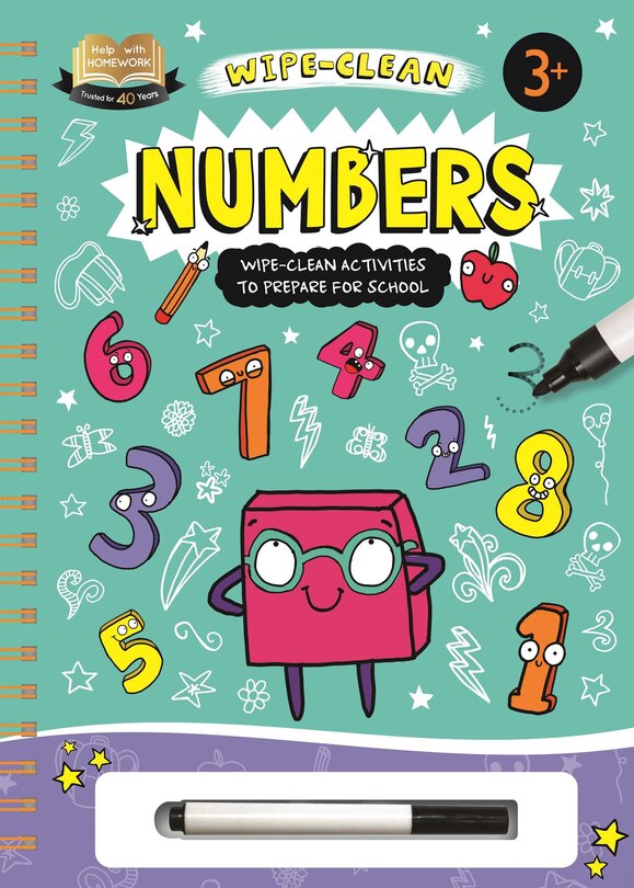 Front cover_Help With Homework: Numbers-Wipe-Clean Activities to Prepare for School