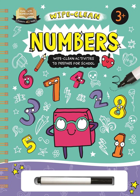 Help With Homework: Numbers-Wipe-Clean Activities to Prepare for School: Includes Wipe-Clean Pen