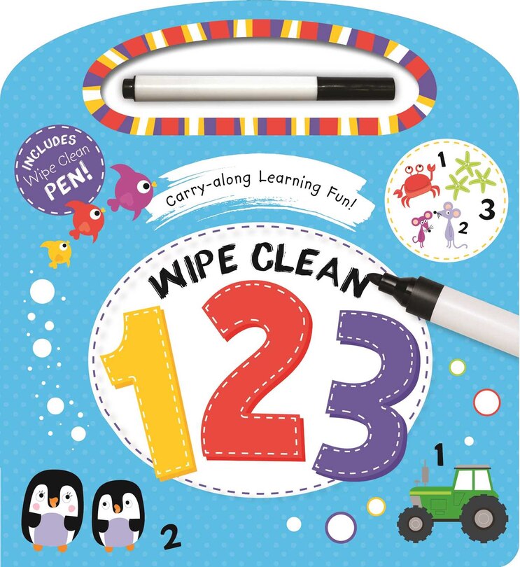 Front cover_Wipe Clean Carry & Learn: 123