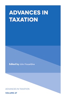 Front cover_Advances in Taxation