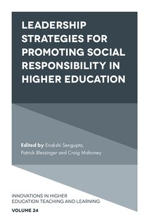 Front cover_Leadership Strategies for Promoting Social Responsibility in Higher Education