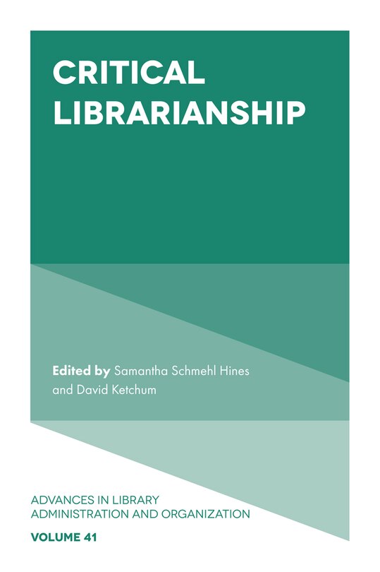 Front cover_Critical Librarianship