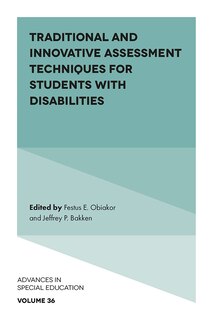 Couverture_Traditional and Innovative Assessment Techniques for Students with Disabilities