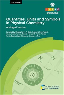 Couverture_Quantities, Units and Symbols in Physical Chemistry