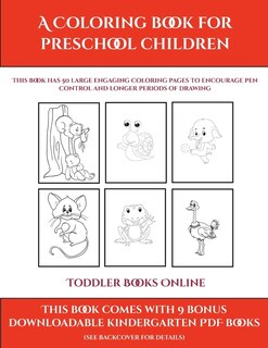 Couverture_Toddler Books Online (a Coloring Book For Preschool Children)