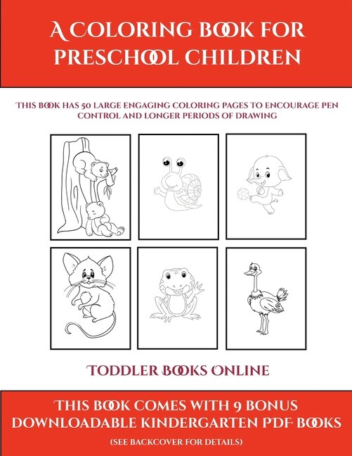Couverture_Toddler Books Online (a Coloring Book For Preschool Children)