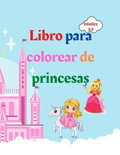 Couverture_Libro para colorear de princesas