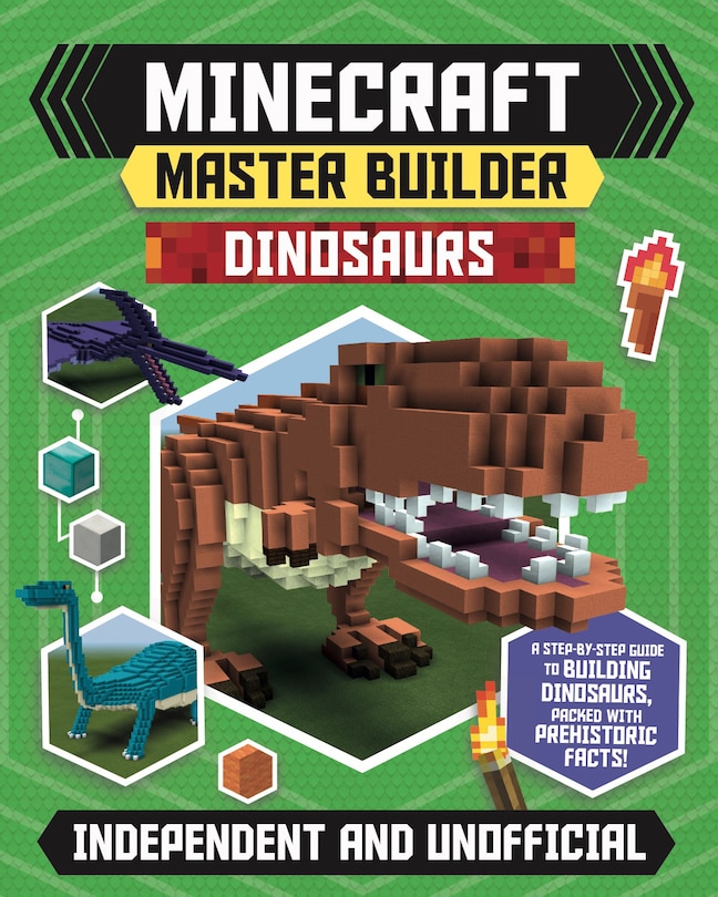 Front cover_Master Builder: Minecraft Dinosaurs (Independent & Unofficial)