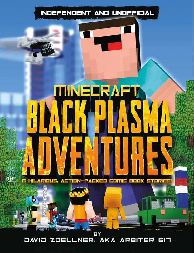 Front cover_Black Plasma Adventures: Minecraft Graphic Novel (Independent & Unofficial)