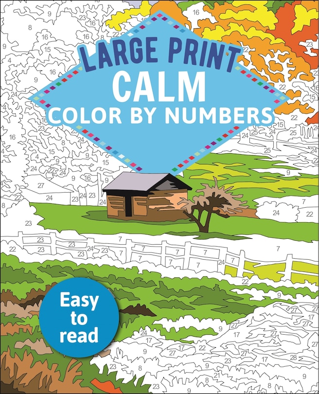 Couverture_Large Print Calm Color By Numbers