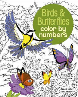 Front cover_Birds & Butterflies Color By Numbers