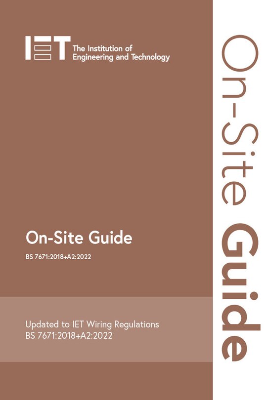 Front cover_On-site Guide (bs 7671:2018+a2:2022)