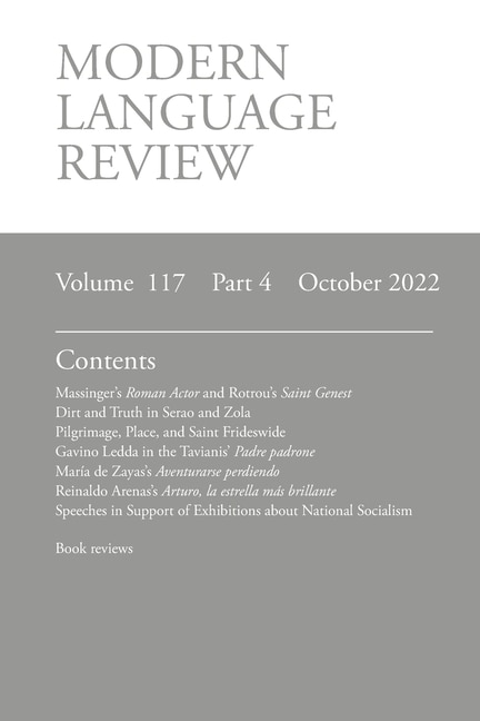 Couverture_Modern Language Review (117