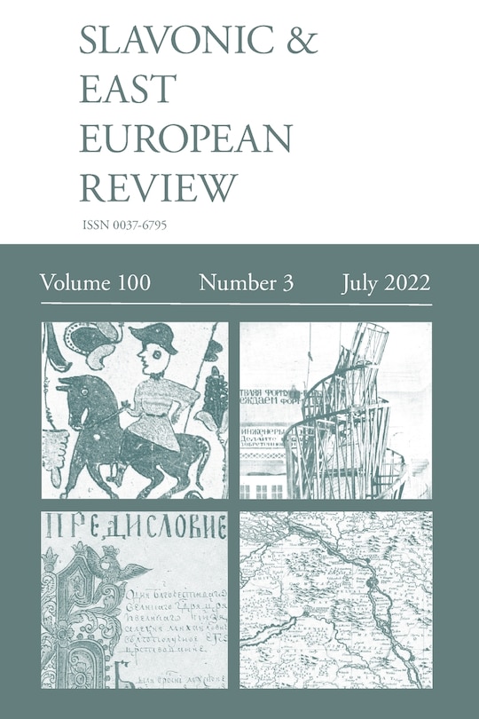 Front cover_Slavonic & East European Review (100