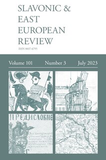 Front cover_Slavonic & East European Review (101