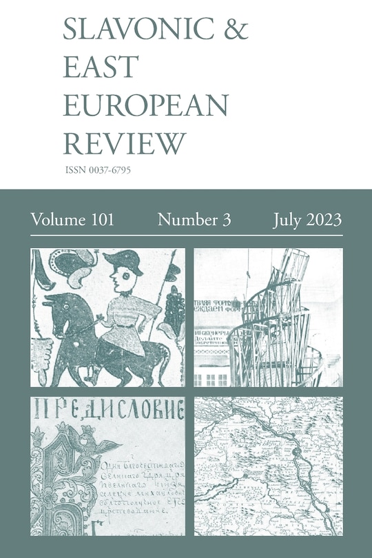 Front cover_Slavonic & East European Review (101