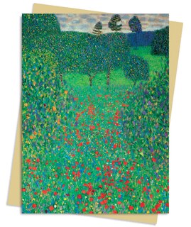 Front cover_Gustav Klimt: Poppy Field Greeting Card Pack