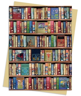 Front cover_Bodleian Libraries: Hobbies And Pastimes Bookshelves Greeting Card Pack