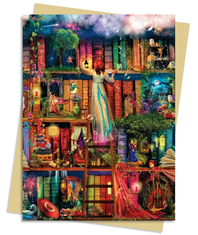 Aimee Stewart: Treasure Hunt Bookshelves Greeting Card Pack: Pack of 6