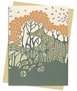 Couverture_Autumn Leaves (art Nouveau) Greeting Card Pack