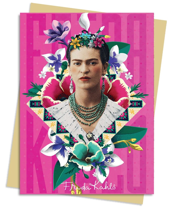 Front cover_Frida Kahlo Pink Greeting Card Pack