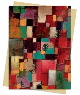Couverture_Paul Klee: Redgreen and Violet-Yellow Rythms Greeting Card Pack