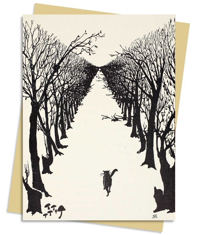Front cover_Rudyard Kipling: The Cat That Walked By Himself Greeting Card Pack