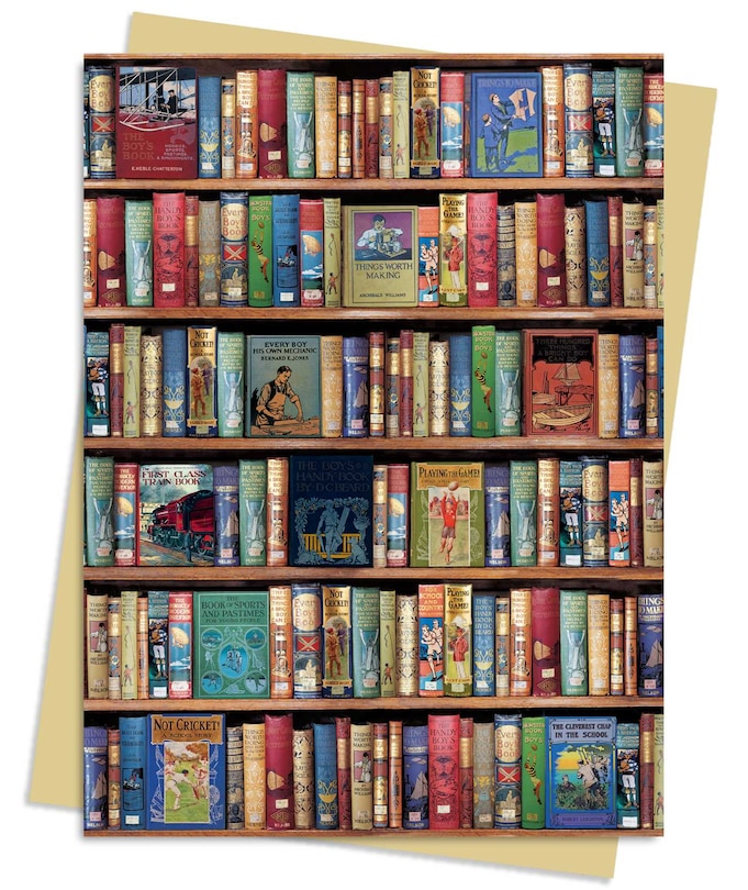 Couverture_Bodleian Libraries: Hobbies and Pastimes Bookshelves Greeting Card