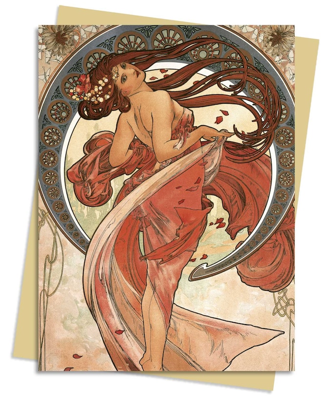 Couverture_The Arts Dance (Mucha) Greeting Card Pack