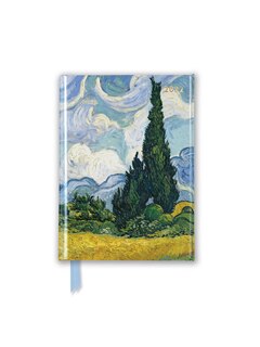 Front cover_Vincent van Gogh - Wheatfield with Cypresses Pocket Diary 2022