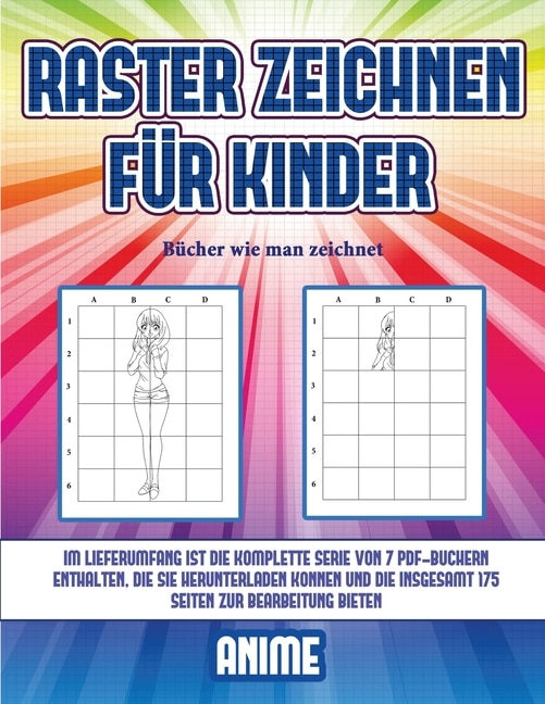 Front cover_Bücher Wie Man Zeichnet (raster Zeichnen Für Kinder - Anime)