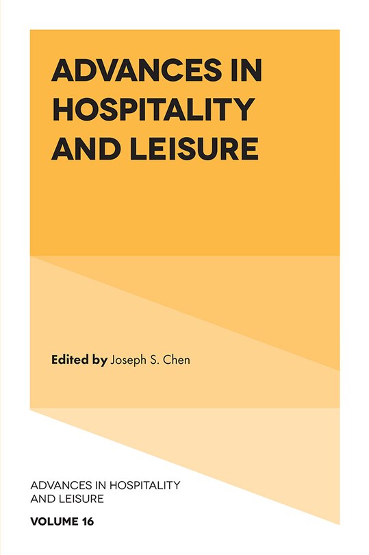 Front cover_Advances in Hospitality and Leisure