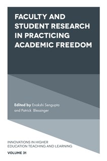 Front cover_Faculty and Student Research in Practicing Academic Freedom