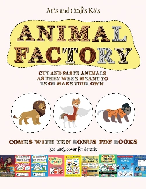Couverture_Arts And Crafts Kits (animal Factory - Cut And Paste)