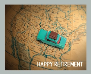 Couverture_Happy Retirement Guest Book ( Landscape Hardcover )