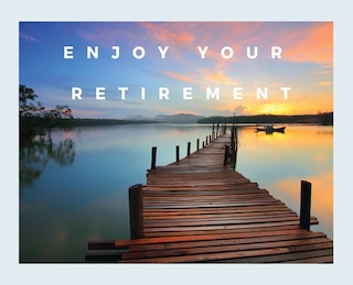 Happy Retirement Guest Book With Lined Pages (hardcover): Guestbook For Retirement, Message Book, Memory Book, Keepsake, Landscape, Retirement Book To Sign,