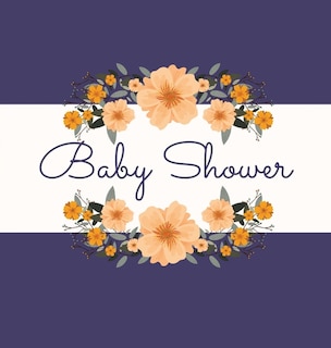 Couverture_Floral Baby Shower Guest Book (Hardcover)