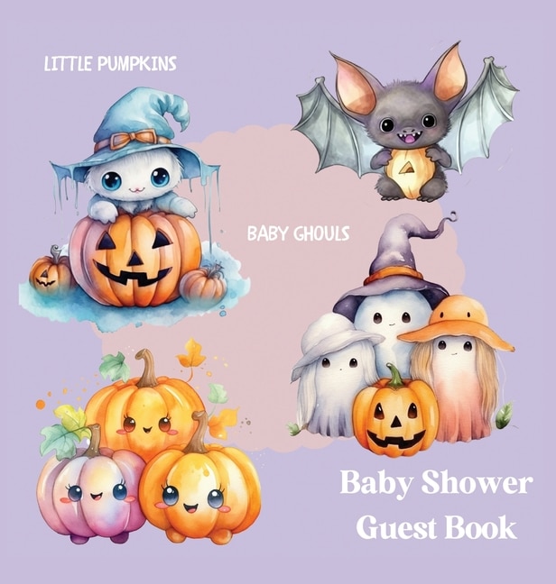 Front cover_Halloween Baby Shower Guest Book (hardback)