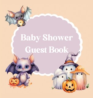 Couverture_Baby Shower Guest Book Halloween themed (hardback)