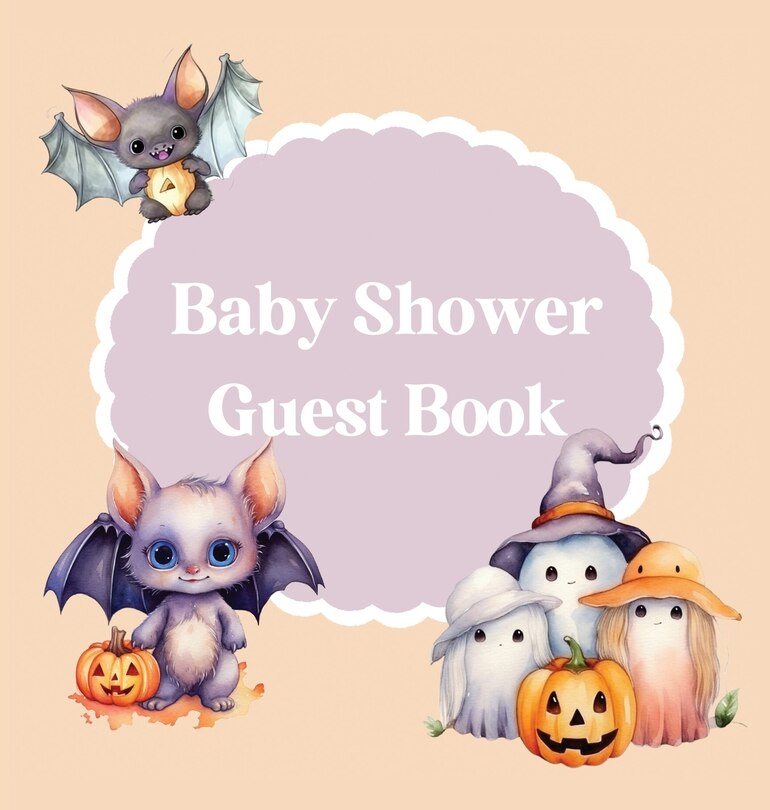 Couverture_Baby Shower Guest Book Halloween themed (hardback)