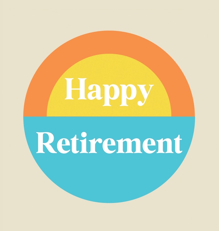 Couverture_Happy Retirement Guest Book with lined pages (hardback)