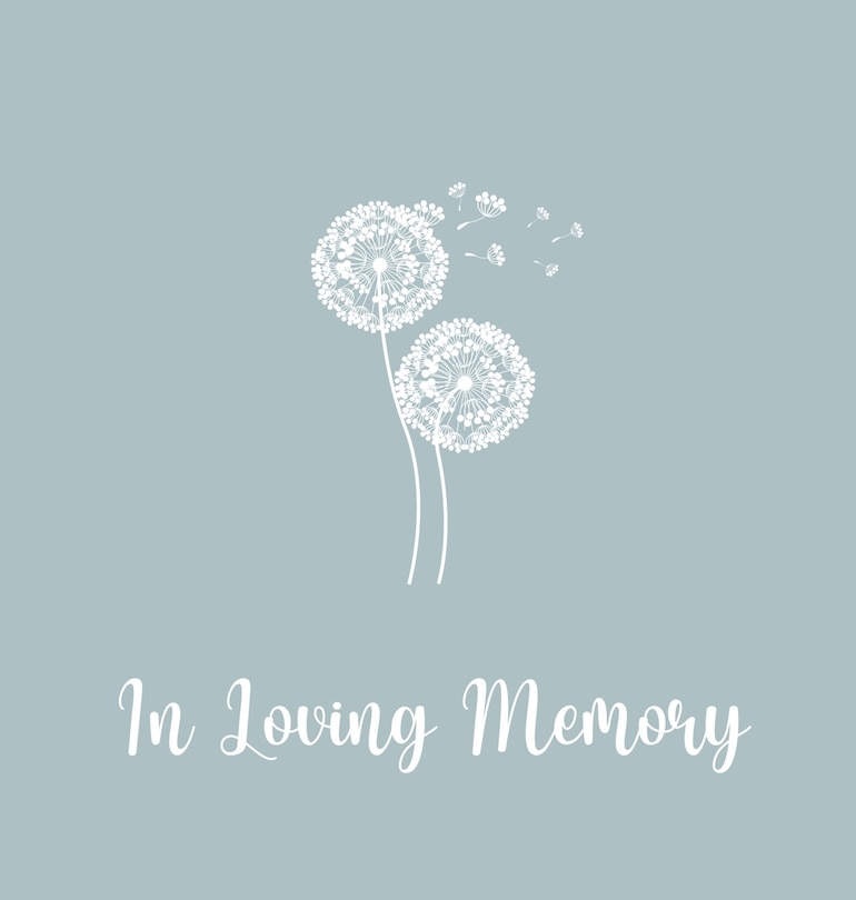 Front cover_Celebration of life, funeral book, Condolence book to sign (Hardback cover)