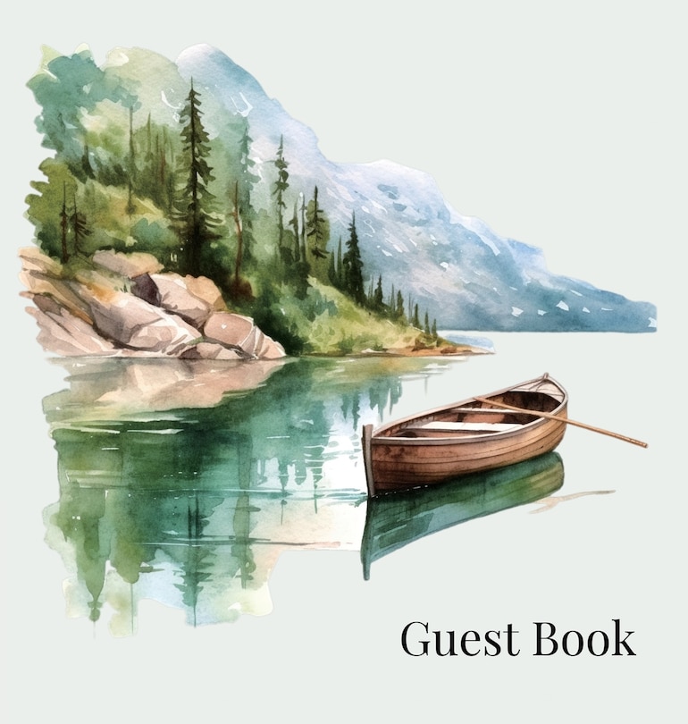 Front cover_Guest book (hardback), comments book, guest book to sign, vacation home, holiday home, visitors comment book