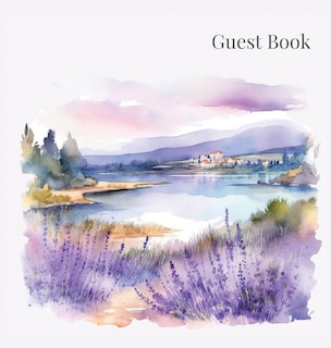 Front cover_Guest book (hardback), comments book, guest book to sign, vacation home, holiday home, visitors comment book