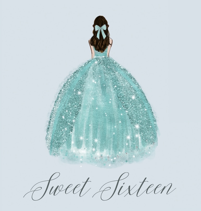 Front cover_Sweet sixteen guest book, party Guest book, birthday party guest book to sign