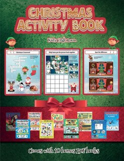Kids Craft Room (christmas Activity Book): This Book Contains 30 Fantastic Christmas Activity Sheets For Kids Aged 4-6.