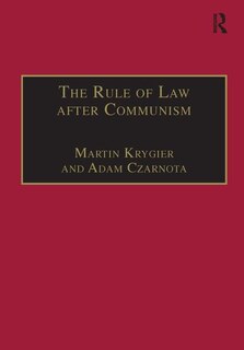 Couverture_The Rule Of Law After Communism