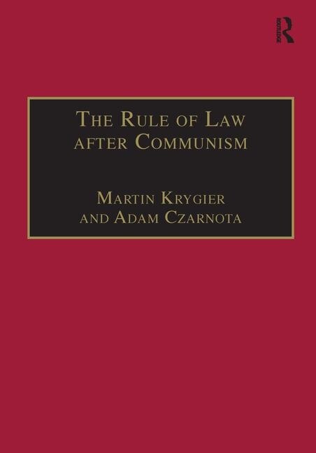 Couverture_The Rule Of Law After Communism