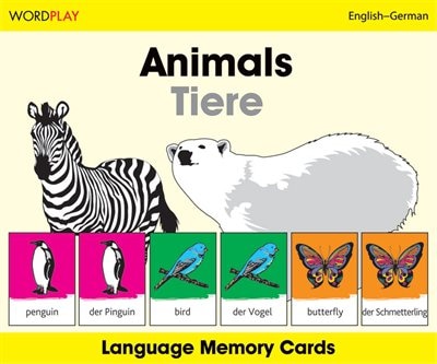 WordPlay Language Memory Cards–Animals (English–German)